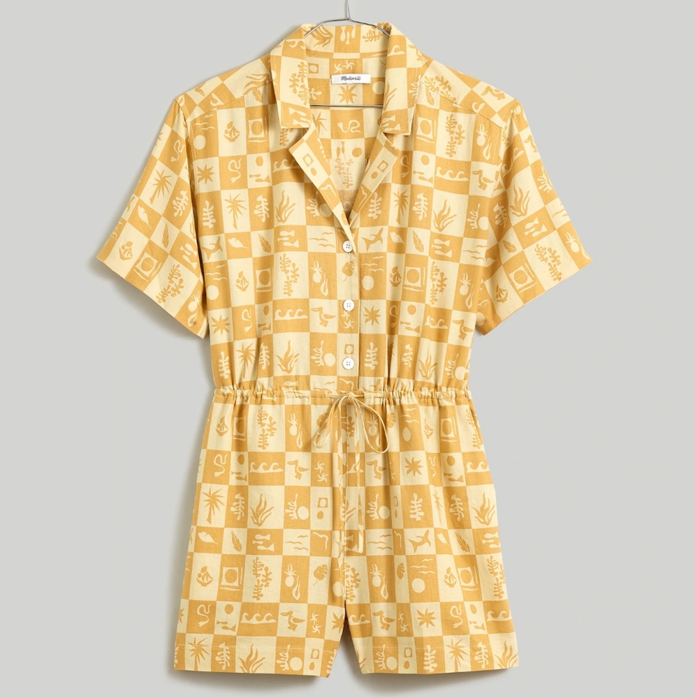 Women's Yellow Madewell Romper
